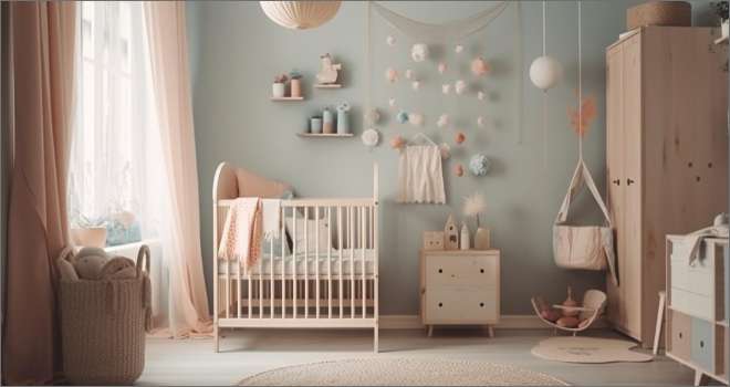 خرید سیسمونی نوزاد با توجه به فضای در دسترس اتاق 