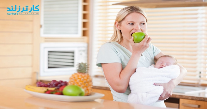 اهمیت تغذیه مادر شیرده