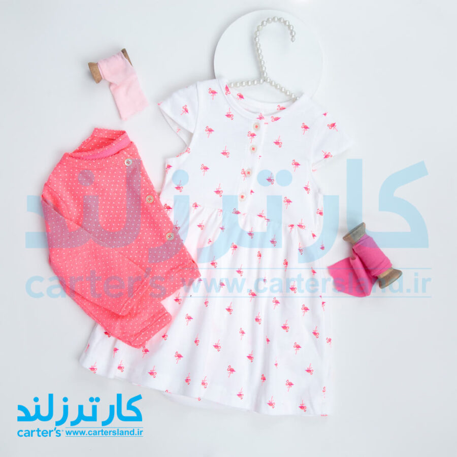 ست کت و سارافون دخترانه کارترز کد 2410