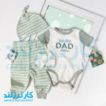 ست 4 تکه وارداتی نوزادی کد 2574