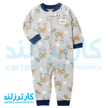 سرهمی فوتر بدون جوراب پسرانه کارترز کد 2581