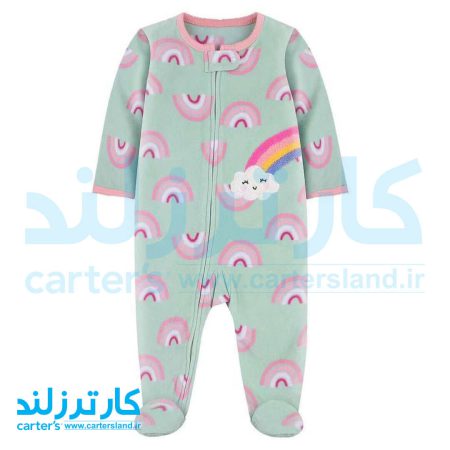 سرهمی فوتر جورابدار دخترانه کارترز کد 2504