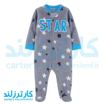 سرهمی فوتر جورابدار پسرانه کارترز کد 2502