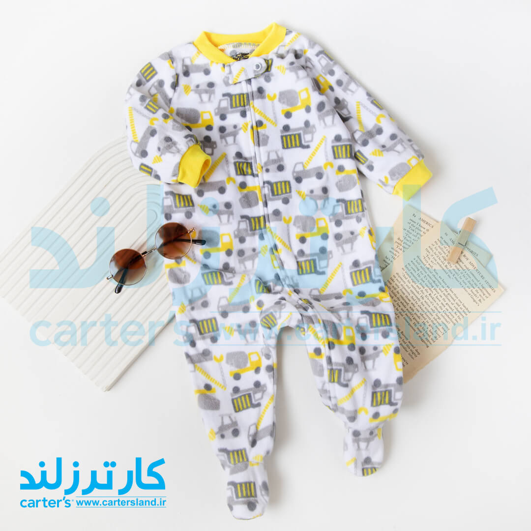 سرهمی فوتر جورابدار پسرانه کارترز کد 2576