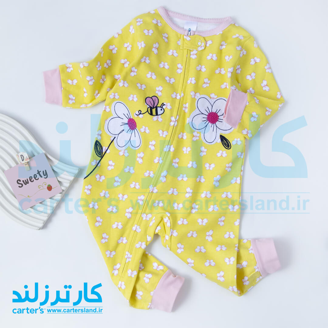 سرهمی نخی بدون جوراب دخترانه کارترز کد 2558