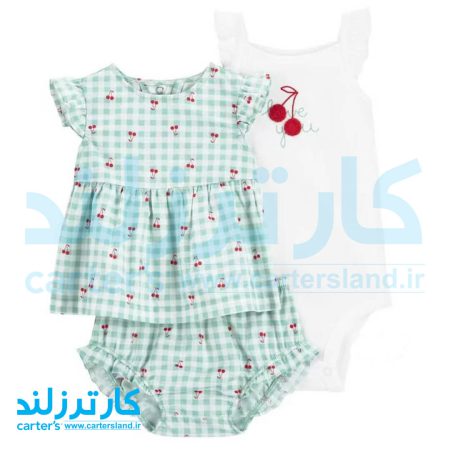 سه تکه دخترانه کارترز کد 2423