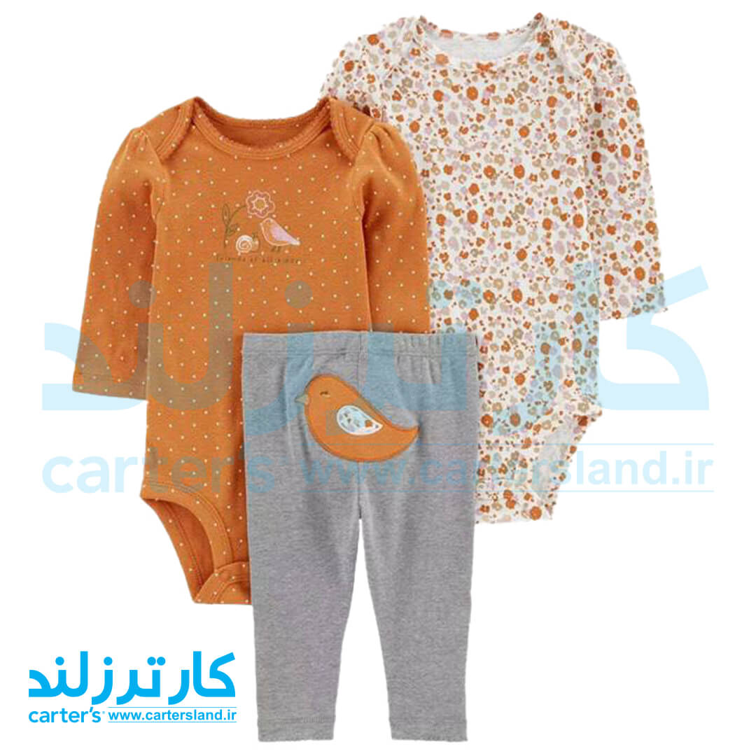 سه تکه دخترانه کارترز کد 2480