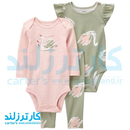 سه تکه دخترانه کارترز کد 2482