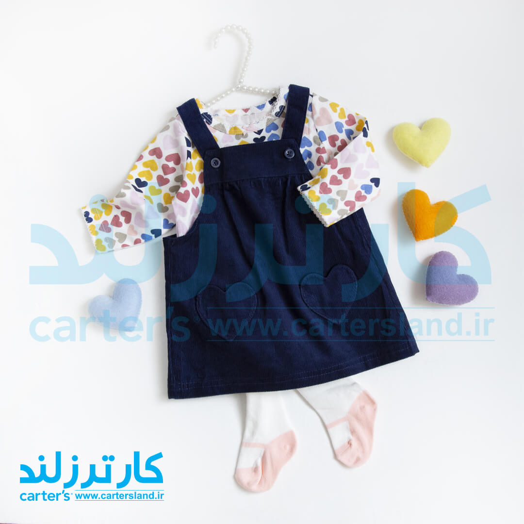سه تکه دخترانه کارترز کد 2572