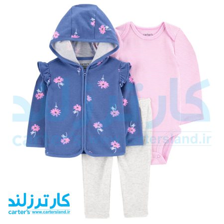 سه تکه دخترانه کارترز کد 2527