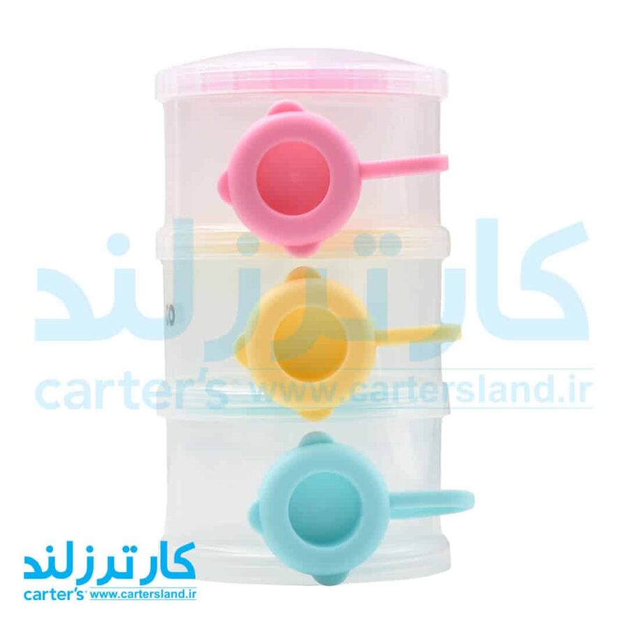 ظرف 3 طبقه نگهدارنده غذا و شیرخشک کودک رووکو کد 18